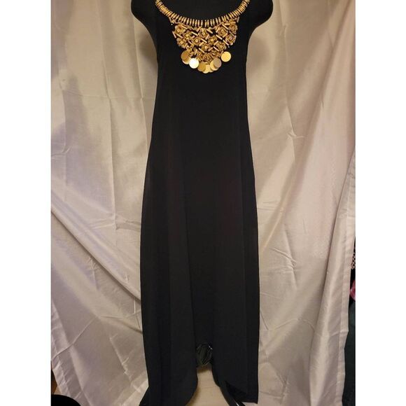 * * BOOHOO TWENTY Four Seven Fashion Bohemian beaded high low dress - Picture 1 of 10